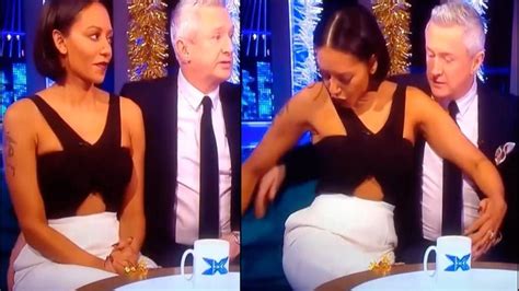 Mel B Stops Live Tv Interview To Point Out Her Male Co Host Grabbing