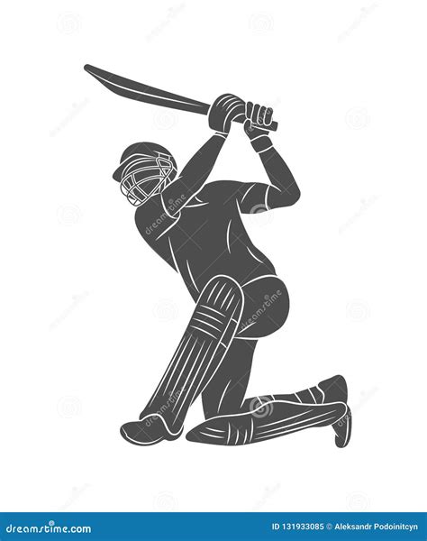 Cricket Silhouette Stock Illustrations 4231 Cricket Silhouette Stock