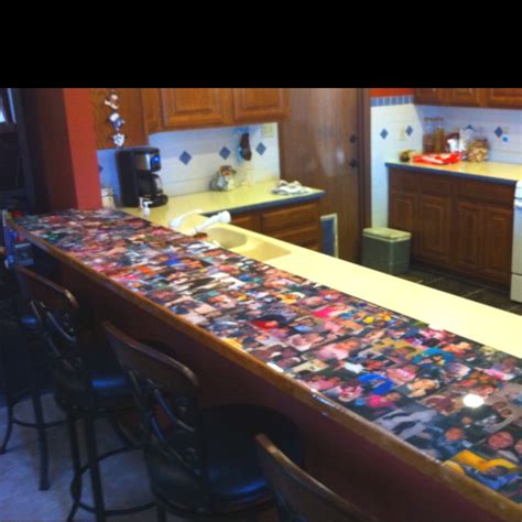 Bar Top Pictures Topped With Epoxy Resin Great Idea Bar Epoxy