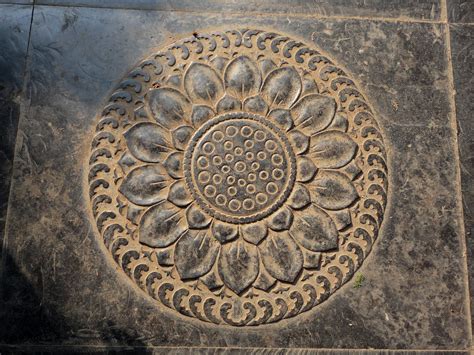 Free Images Ground Texture Symbol Asia Circle Lotus Flower Art