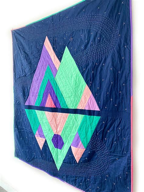 Asymmetrical Mountain Quilt Pattern By Thequiltinglife Etsy Uk