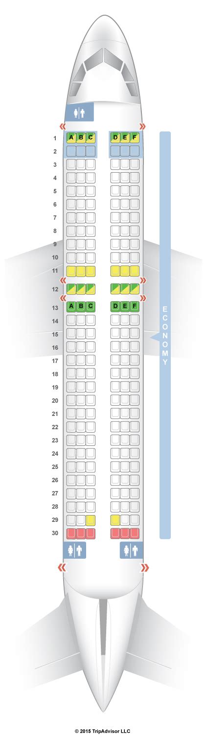 Seatguru Seat Map Spring Airlines Airbus A320 200 320