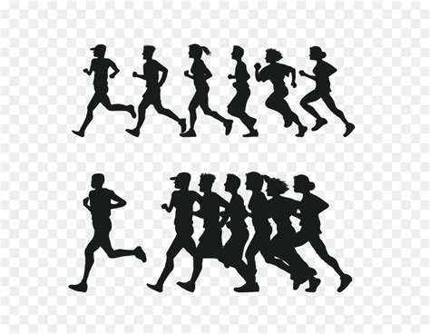 Free Group Running Silhouette Download Free Group Running Silhouette