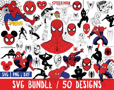 Spiderman SVG Bundle Marvel Cricut Spiderman Cricut | Etsy
