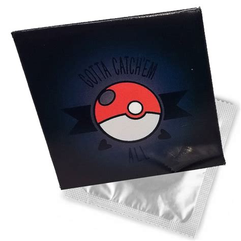 customized condoms gotta catchem all pokemon fun lilicom eu
