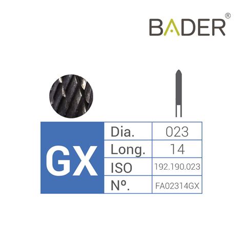 Fresa Carburo Tungsteno Tipo Gx Bader Dental