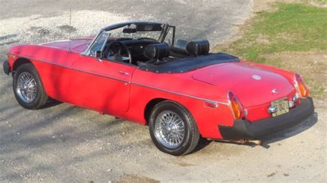 1976 Mgb Red Convertible Classic Mg Mgb 1976 For Sale