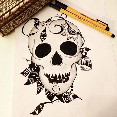 Sur la page facebook idées de tatouages: Dessin Tête de mort mandala | Dessin | Pinterest | Dessin tete de mort, Dessins têtes et Tête de ...