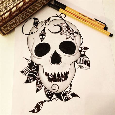 Voici un nouveau tutoriel sur comment dessiner un crane ou une tête de mort. Dessin Tête de mort mandala | Dessin | Pinterest | Dessin ...