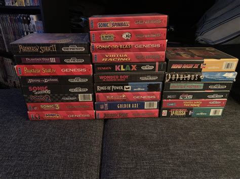 My Current Boxed Sega Genesis Collection Gamecollecting