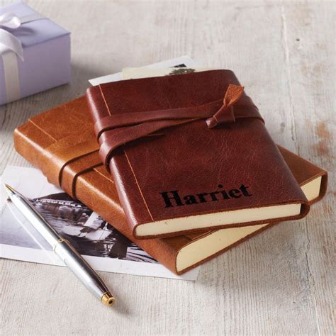 2019 Diary Personalised Diary A5 Week To View Personalized Leather