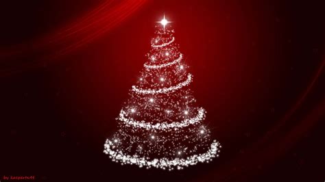 Christmas Tree Red Wallpapers Wallpaper Cave