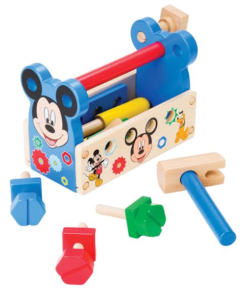 Melissa And Doug Disney Mickey Mouse Clubhouse Wooden Tool Kit 15 Pcs