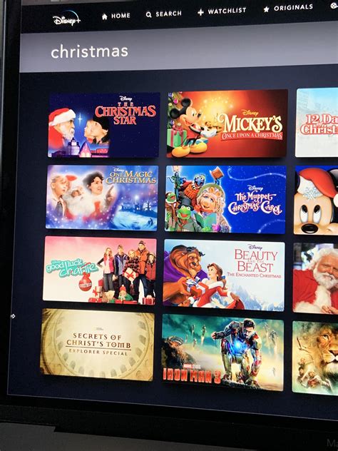 Disney have some great festive films to stream, so there's plenty for you and the family to enjoy. I love that 'Iron Man 3' is listed under Christmas movies ...