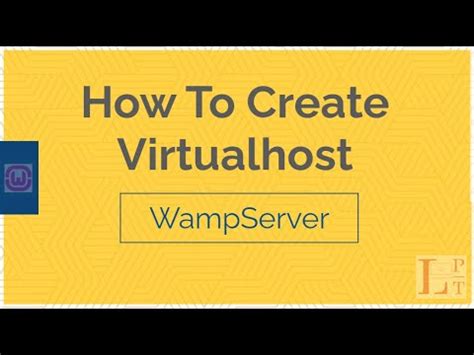 How To Setup Virtual Host In Wamp Server Youtube