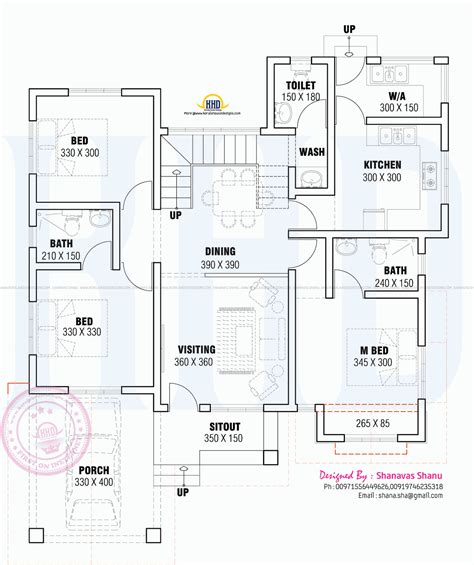 small single floor house  floor plan kerala home design  floor