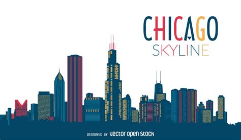 If i were so be quick and bold as i am in the lead pencil sketch below i will lose coloration. Chicago Skyline Drawing | Free download on ClipArtMag
