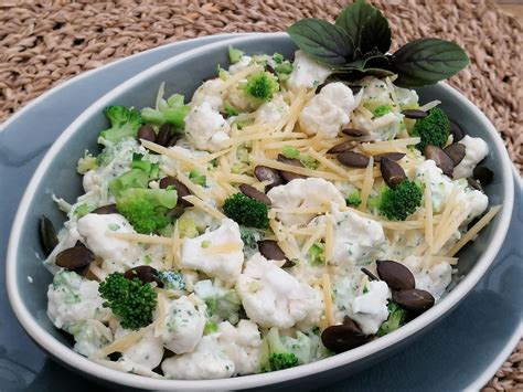 Bloemkool broccoli salade geniet meer van groenten