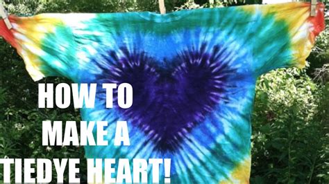 Tie Dye Patterns Heart Easy