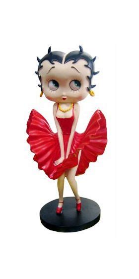 Betty Boop Classic Cool Breeze Red Dress Figurine