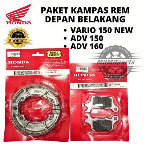 Jual Original Paket Kampas Rem Depan Belakang Tromol Kzl K59 Honda