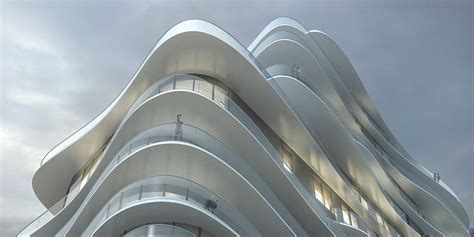 New residential building with a fluid form in Paris by MAD architects