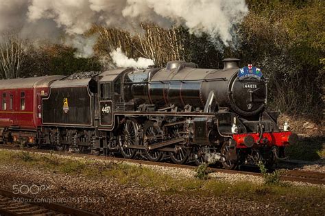 Lms Black Five No 44871 Abandoned Train Steam Locomotive Steam Trains
