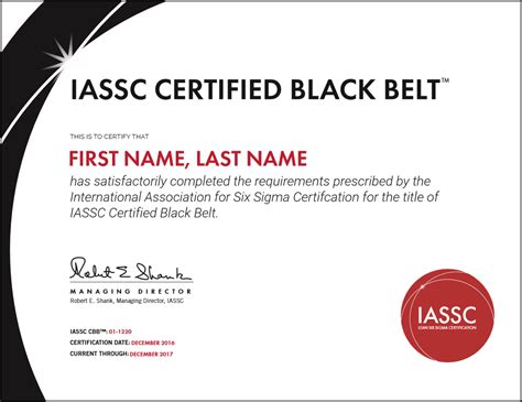 Iassc Lean Six Sigma Black Belt Exam Included Hudson