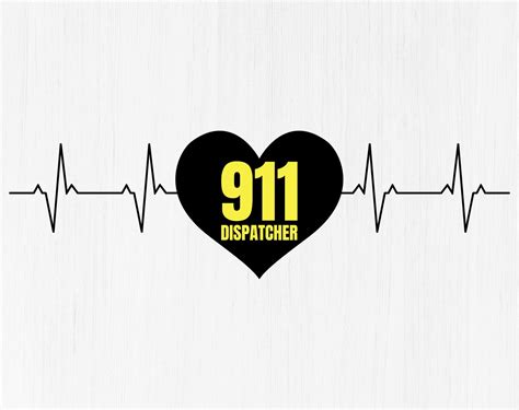911 Dispatcher Svg 911 Dispatcher Heartbeat Svg 911 Dispatcher Etsy