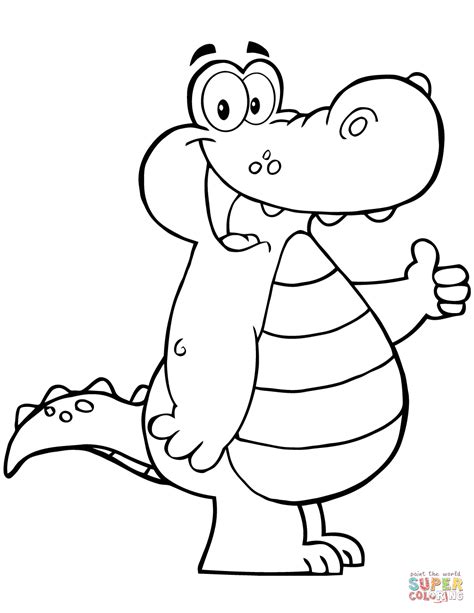 Alligator Crocodile Coloring Pages