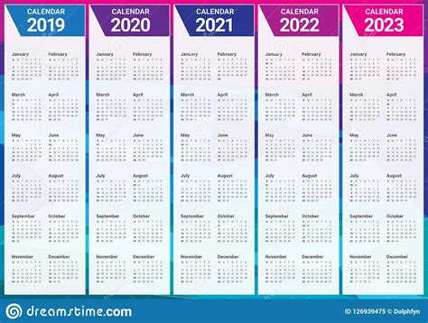 2020 2021 2022 2023 Calendar