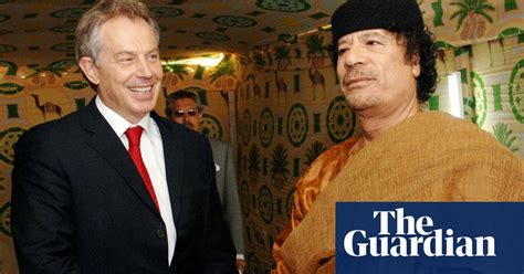 Extent Of Uk Cooperation With Gaddafi Revealed Libya The Guardian