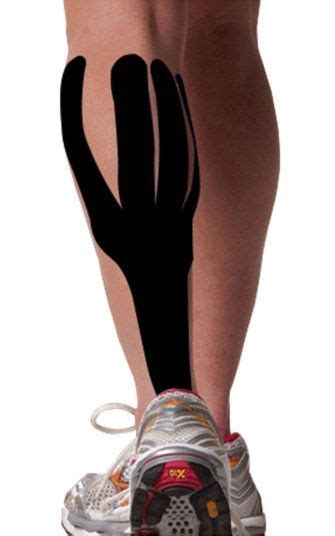 Kinesiology Tape Achilles And Calf Football Injury Sports Injury Torn