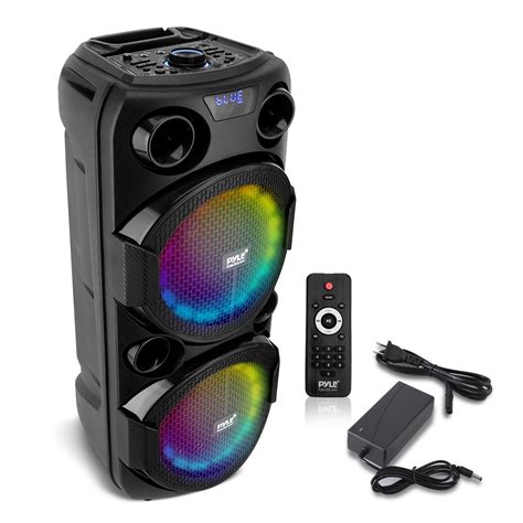 Buy Bluetooth Portable Pa Party Speaker 600w Dual 8 Rechargeable