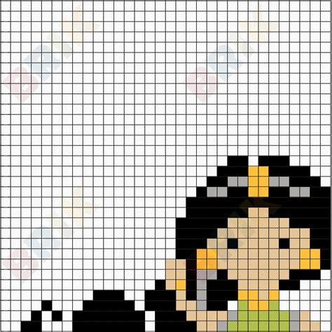 Aladdin And Jasmine 1 Pixel Art Brik