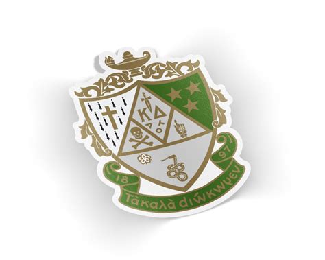 Kd Kappa Delta Crest Sticker Etsy