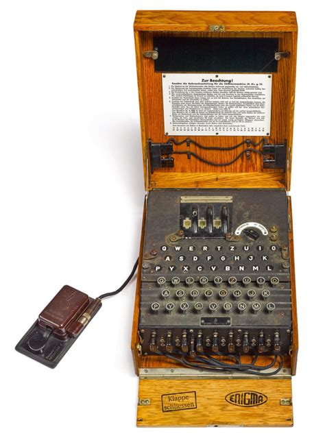 World War Ii Enigma Cipher Machine Up For Auction Boing Boing
