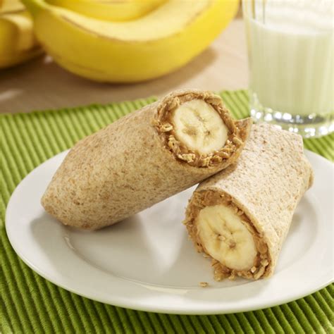 Peanut Butter And Banana Roll Ups Ready Set Eat