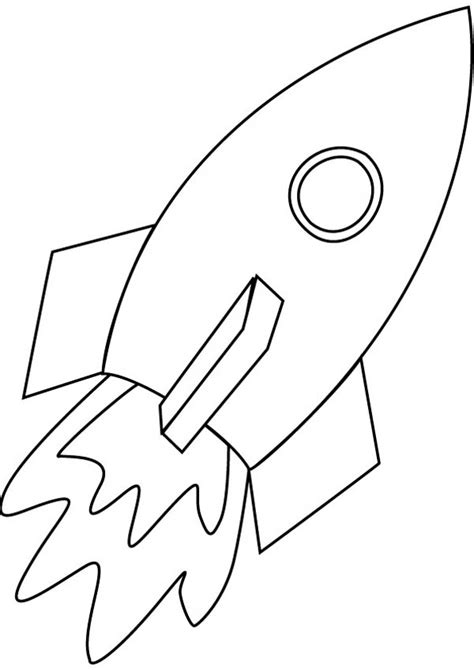 My Spaceship Coloring Page - NetArt