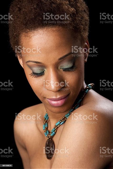 Face Of Beautiful African Woman Stock Photo Download Image Now