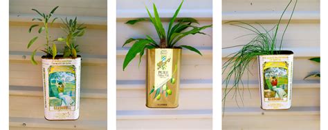 Dairy Style Recycled Oil Tin Vertical Garden