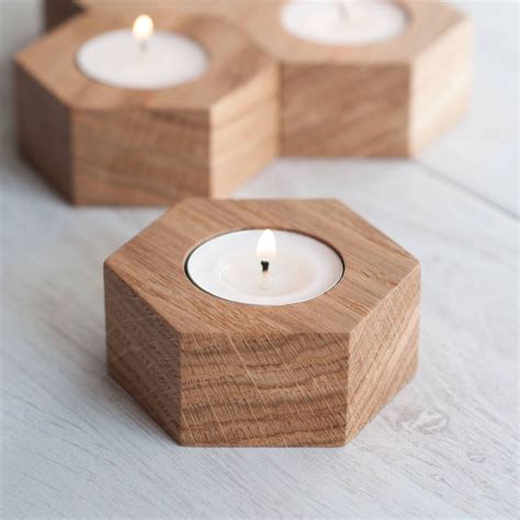 Are You Interested In Our Tea Light Holders Geometric With Our Wooden