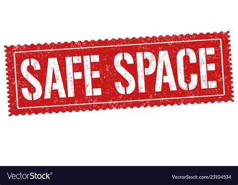 Safe Space Sign Or Stamp Royalty Free Vector Image