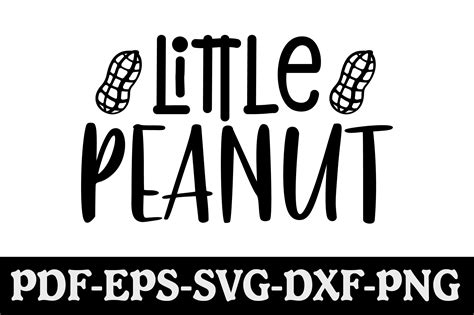 Little Peanut Svg Graphic By Creativekhadiza124 · Creative Fabrica