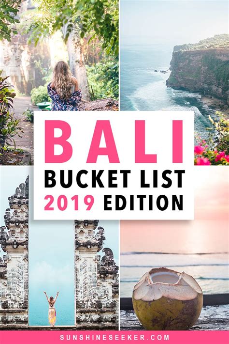 Click Though For The Ultimate Bali Bucket List 2019 Edition 101 Places