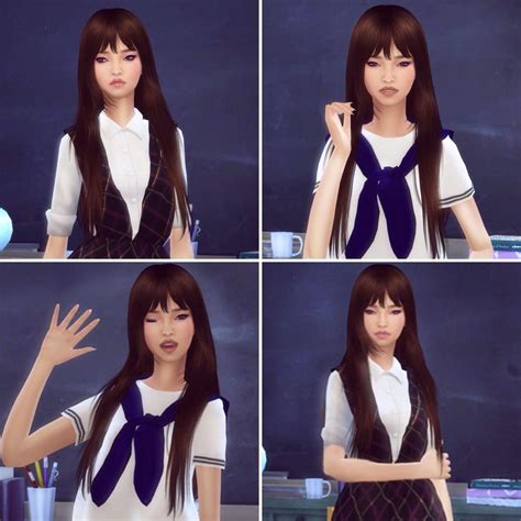 Moongalaxysims Sims 4 Korean Girl Download Sim Link Video Link