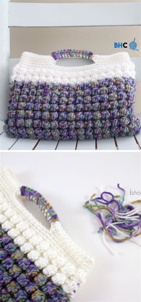 15 Crochet Clutch Bag And Purse Free Patterns Home And Garden Digest