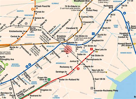 Atlantic Avenue Station Map New York Subway