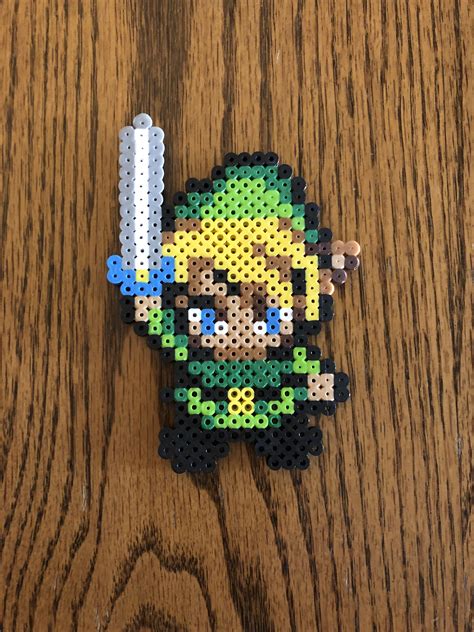 Perler Hama Bead Link And Sword Legend Of Zelda Hama Beads