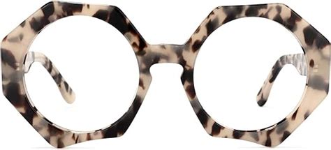 zeelool readers thick oversized geometric reading eyeglasses for women with standard anti